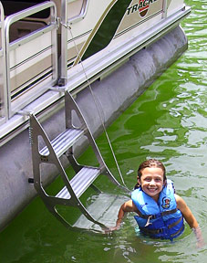 Tooner II Pontoon Ladder | Pontoon Boat Access | Marine