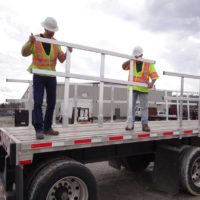 Removable Stake Pocket Rail